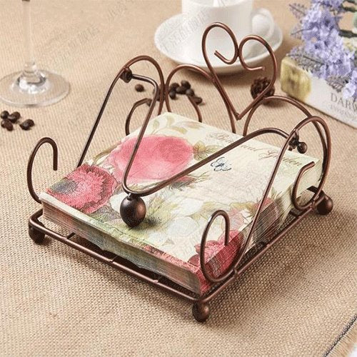 European-Style Lron Paper Towel Rack Dining Room Storage