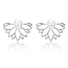Women Simple Gold Silver Black Earring