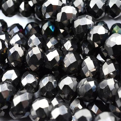 3*4mm 145pcs Rondelle Austria Faceted Crystal Glass Beads