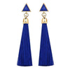 Women Simple Gold Silver Black Earring