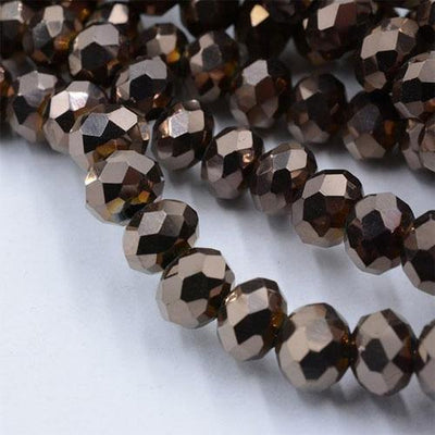 3*4mm 145pcs Rondelle Austria Faceted Crystal Glass Beads