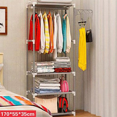 Coat Rack Floor Standing Clothes Hanging Storage Bedroom Furniture