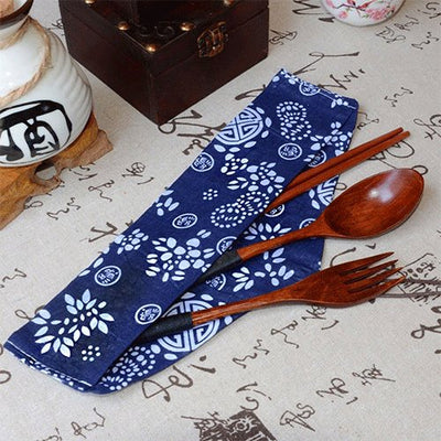Chopsticks Environmentally Portable Wooden Cutlery Sets