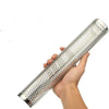 Round Meat Stainless Steel Steak Tube Knife Smoker