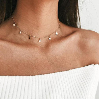 Women Gold Silver Necklace