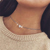 Pendant Female Short Gold Chain Necklace