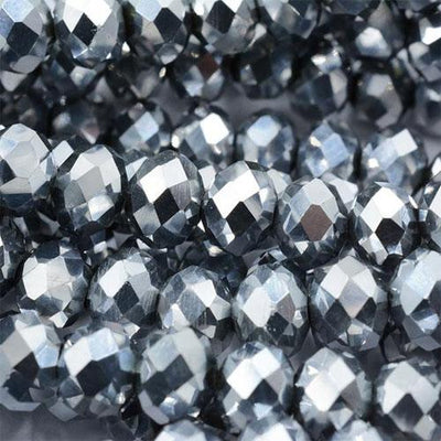 3*4mm 145pcs Rondelle Austria Faceted Crystal Glass Beads