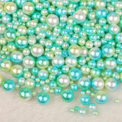 Mix Rainbow Color Round 4/6/8/10mm ABS Lmitation Pearl Beads