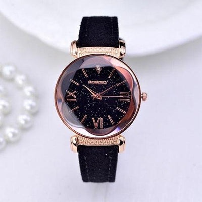 New Fashion Rose Gold Leather Watches