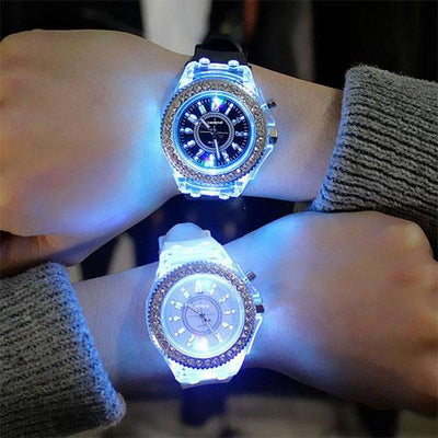 Led Flash Luminous Watch Personality Trends Students Lovers