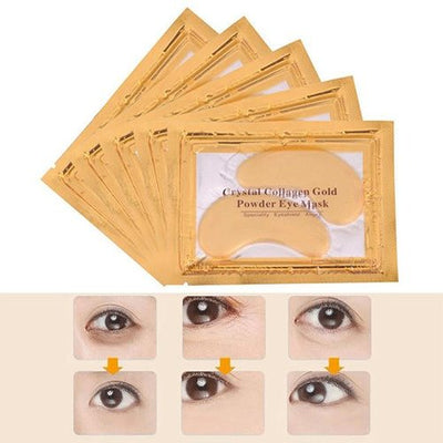Eye Mask Gold Crystal Collagen Anti-Puffiness Dark Circles