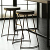 Iron Fashion Coffee Chair Gold High Stool