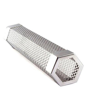 Round Meat Stainless Steel Steak Tube Knife Smoker