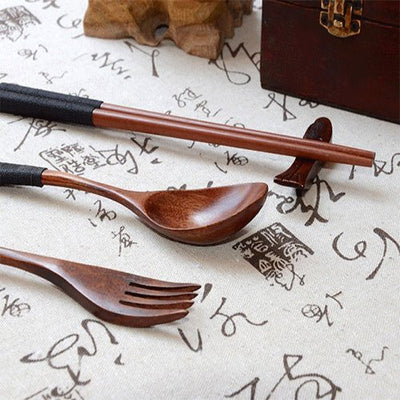 Chopsticks Environmentally Portable Wooden Cutlery Sets