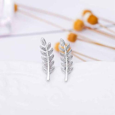 Women Simple Gold Silver Black Earring