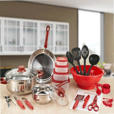 Cookware Sets Bowl Pot Pan Spoon Kitchen Cooking