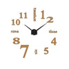 Wall Clock 3d DIY Acrylic EVA Silent Quartz