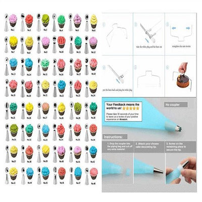 Multi-Function Cake Decorating Kit Bakeware Sets