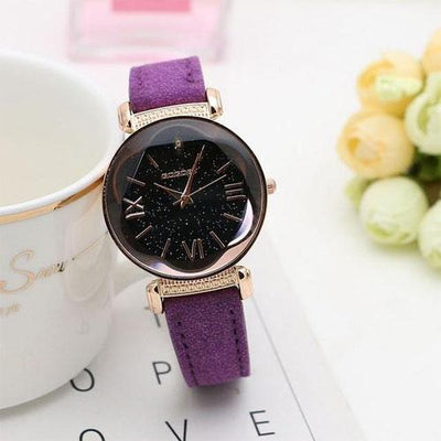 New Fashion Rose Gold Leather Watches