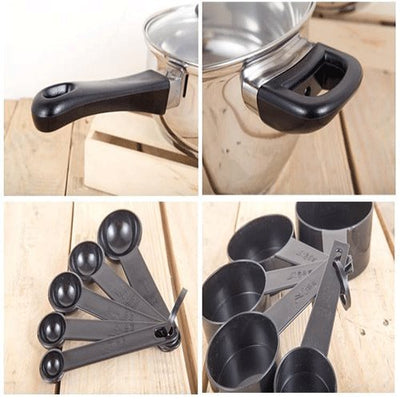 Cookware Sets Bowl Pot Pan Spoon Kitchen Cooking