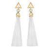 Women Simple Gold Silver Black Earring