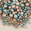 Mix Rainbow Color Round 4/6/8/10mm ABS Lmitation Pearl Beads