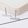 Women Simple Gold Silver Black Earring