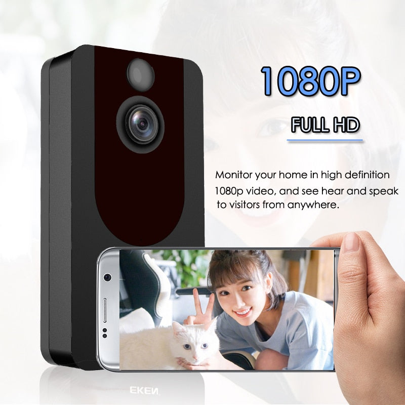 Smart WiFi Video Doorbell Camera (HD 1080P)