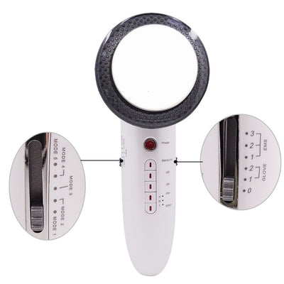 6 In 1 Ultrasonic Cavitation Galvanic Body Slimming Massager