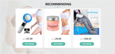 6 In 1 Ultrasonic Cavitation Galvanic Body Slimming Massager