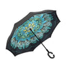 Self Standing Inside Out Rain Protection Umbrella Windproof