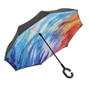 Self Standing Inside Out Rain Protection Umbrella Windproof