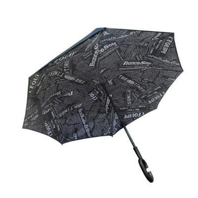 Self Standing Inside Out Rain Protection Umbrella Windproof