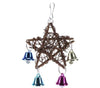 Bell Cage Toys for Parrots Bird Squirrel Funny Chain Swing Toy Pet Bird