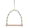 Bell Cage Toys for Parrots Bird Squirrel Funny Chain Swing Toy Pet Bird