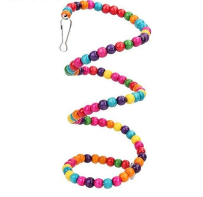 Bell Cage Toys for Parrots Bird Squirrel Funny Chain Swing Toy Pet Bird
