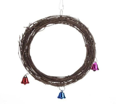 Bell Cage Toys for Parrots Bird Squirrel Funny Chain Swing Toy Pet Bird
