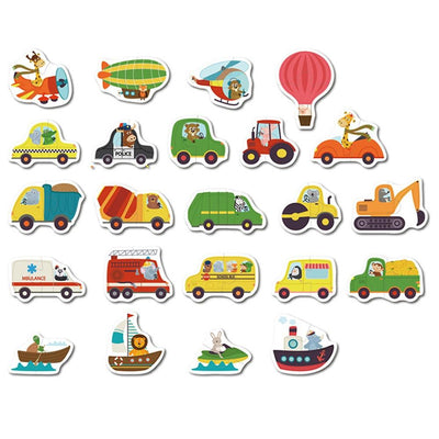 Kids Baby Wooden Animal Cognition Puzzle
