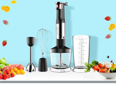 Hand Immersion Blender Powerful Smart Speed