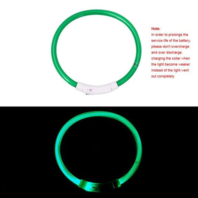USB Collar Rechargeable LED Tube