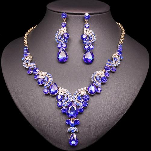 Fashion Bridal Necklace And Earrings Sets