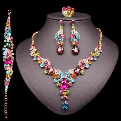 Fashion Bridal Necklace And Earrings Sets