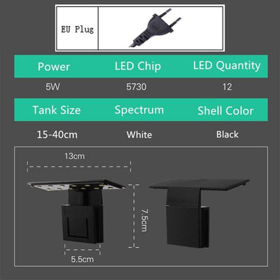 Super LED Aquarium Lights Clip-On