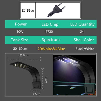 Super LED Aquarium Lights Clip-On