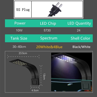 Super LED Aquarium Lights Clip-On