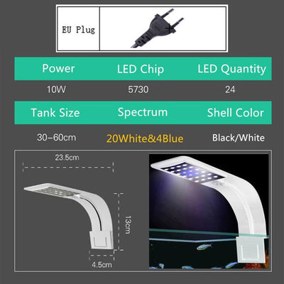 Super LED Aquarium Lights Clip-On