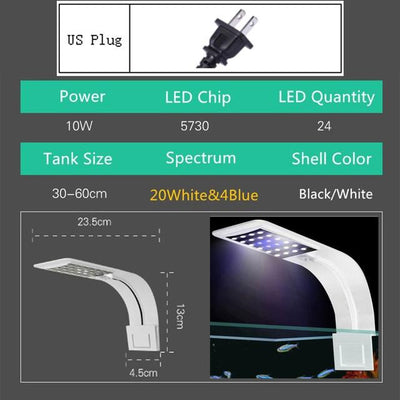 Super LED Aquarium Lights Clip-On