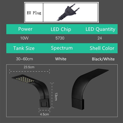 Super LED Aquarium Lights Clip-On