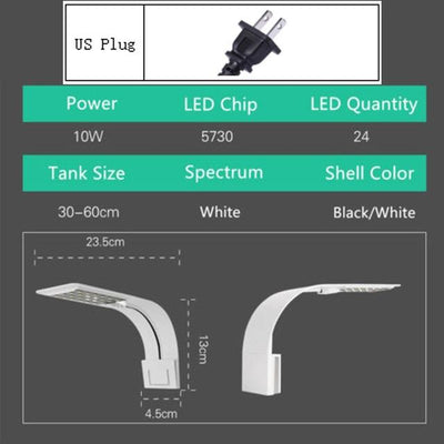 Super LED Aquarium Lights Clip-On