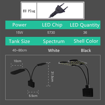 Super LED Aquarium Lights Clip-On